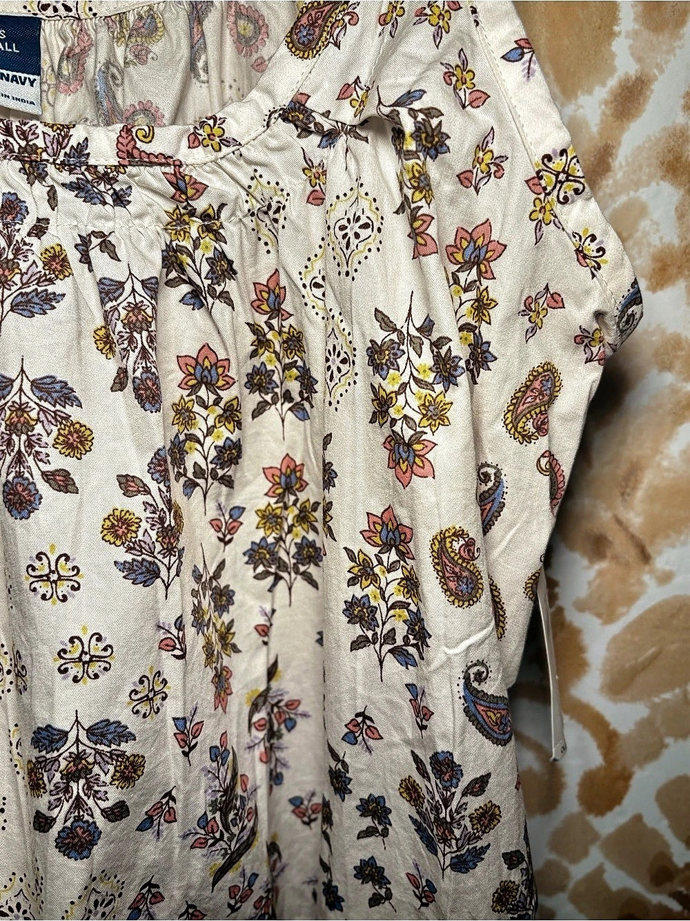 Old Navy Cottagecore Floral Dress S Tall Boho Romantic Feminine Soft Girl Vacati - Picture 8 of 8